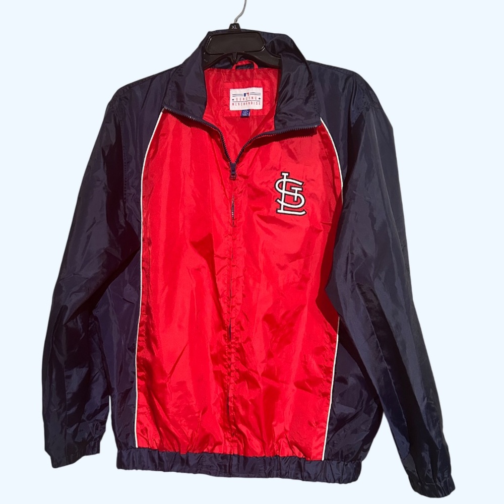 St. Louis Cardinals Windbreaker Jacket Size Large